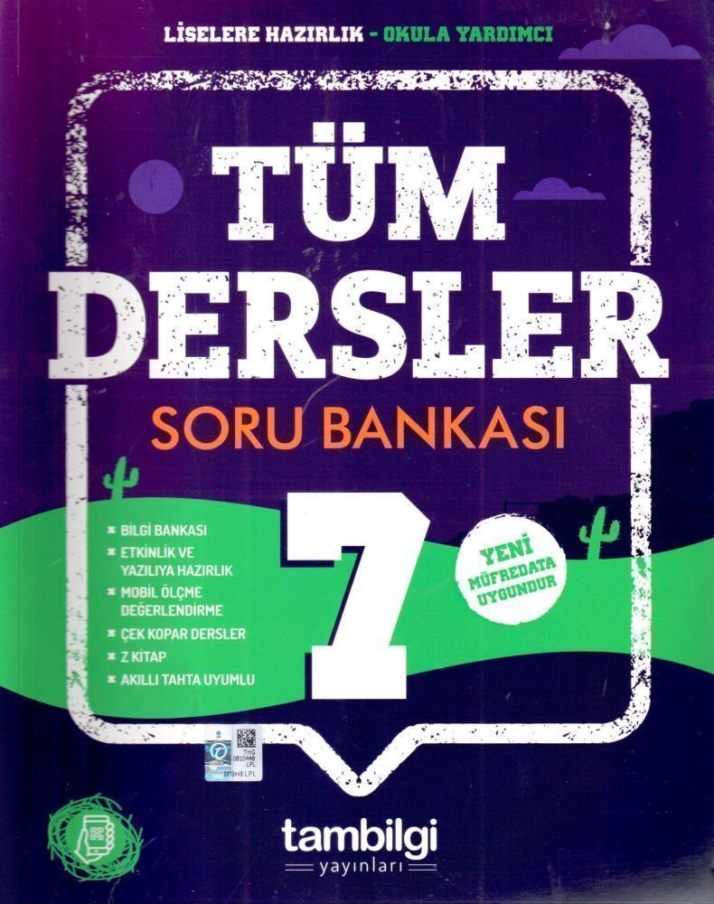 Tambilgi Yayınları 7. Sınıf Tüm Dersler Soru Bankası