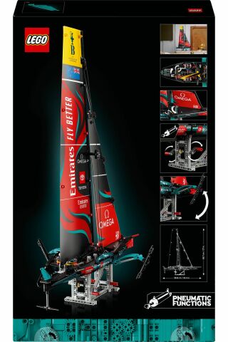 ® Technic Emirates Team New Zealand AC75 Yat 42174 - Yetişkinler için  Yapım Seti (962 Parça)