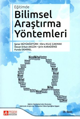 Pegem Akademi Eğitimde Bilimsel Araştırma Yöntemleri