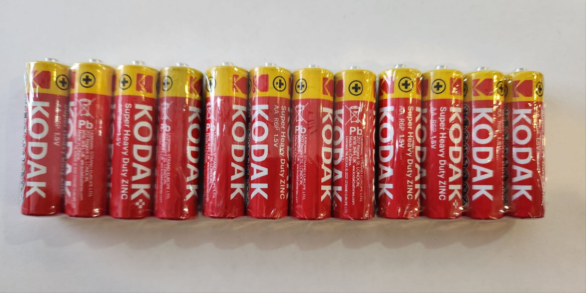 Kodak Super Heavy Duty Zinc AA R6P 1.5 Pil 12'li