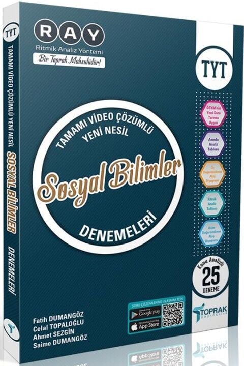 Toprak Yayıncılık TYT Sosyal Bilimler Deneme Kitabı