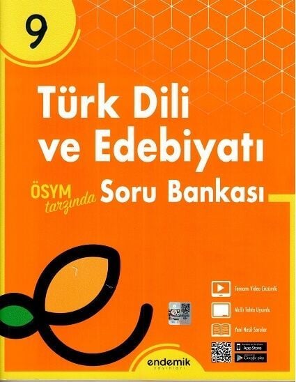 Endemik Yayınları 9. Sınıf Türk Dili ve Edebiyatı Soru Bankası