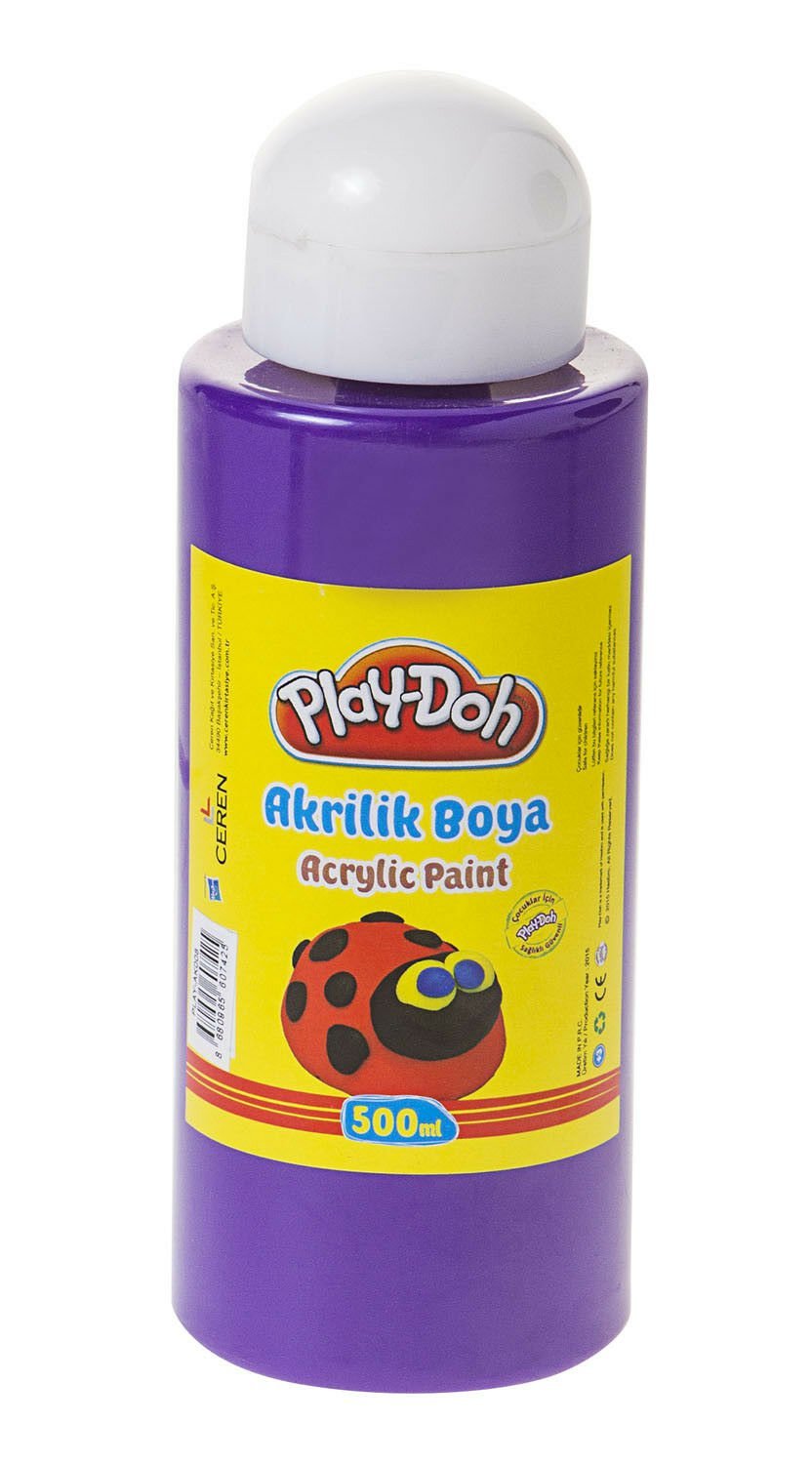 Play-Doh Akrilik Boya 500ml Mor AK008