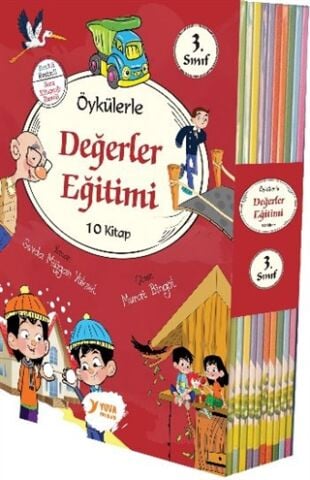 3. Sınıflar İçin Öykülerle Değerler Eğitimi 10 Kitap