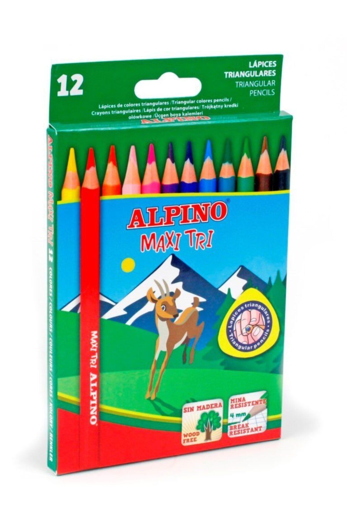 Alpino Maxi Tri 12li Jumbo Üçgen Kuruboya