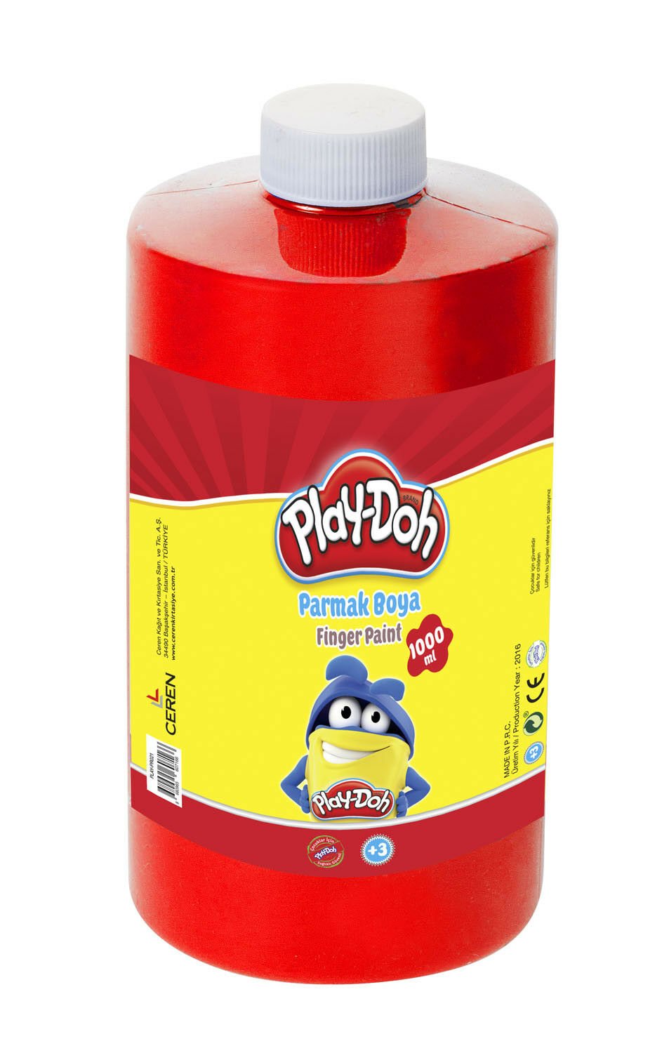 Play-Doh Parmak Boyası 1000ml Kırmızı PR021