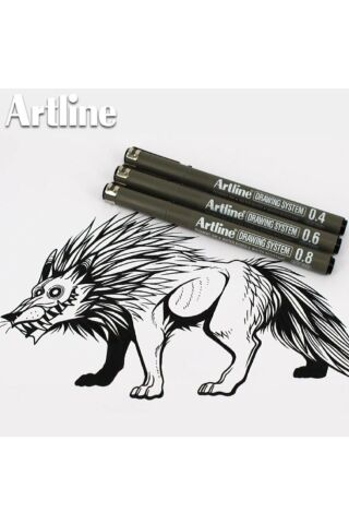 Artline Drawing System Teknik Çizim Kalemi 11'li Tam Set Tüm Dereceler