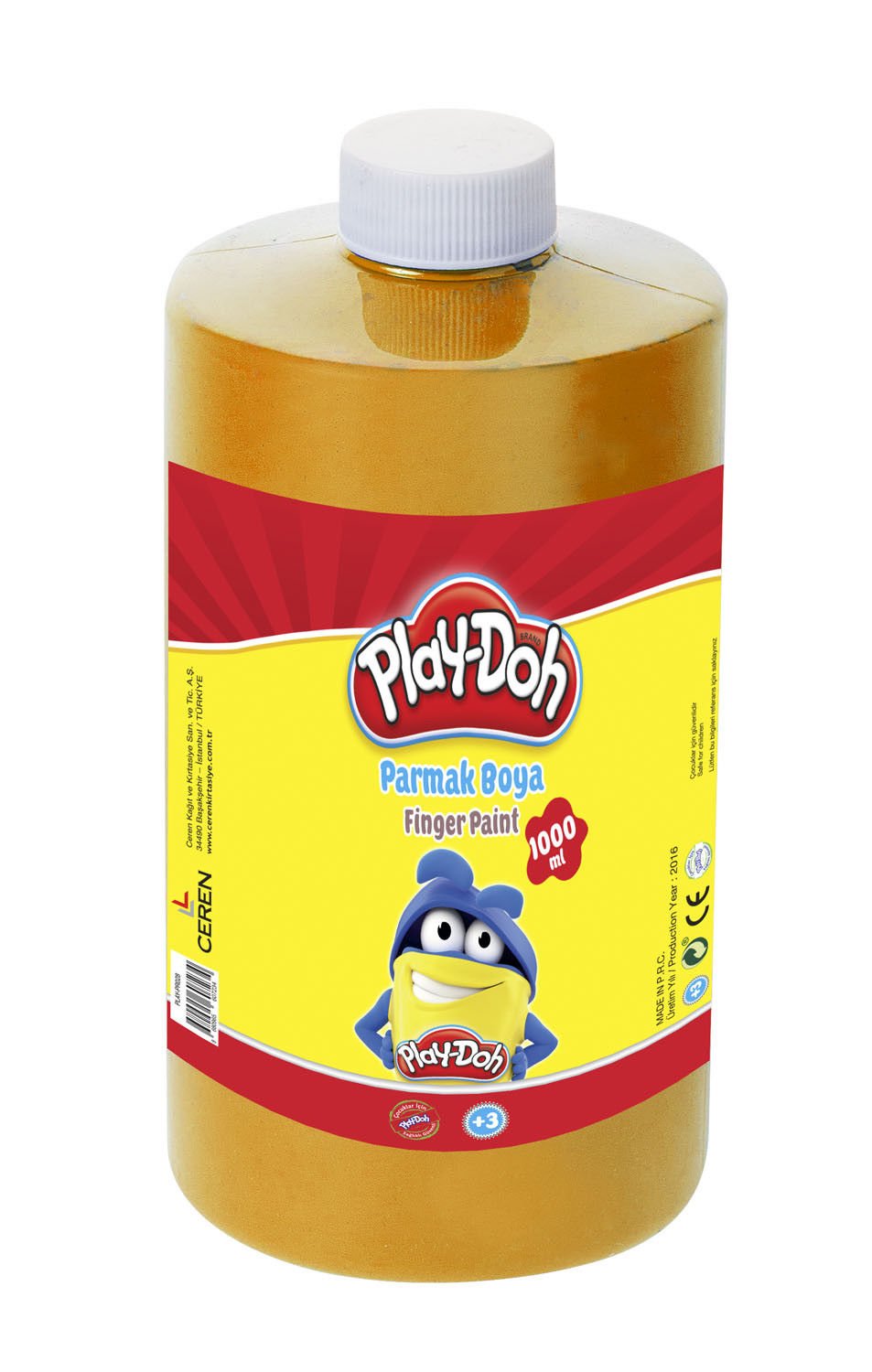 Play-Doh Parmak Boyası 1000ml Turuncu PR028