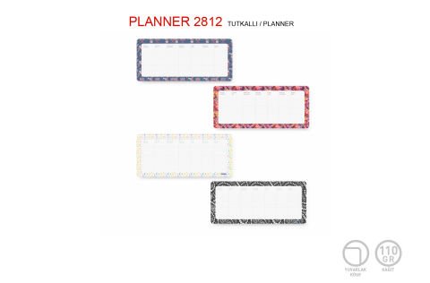 Gıpta 28X12cm Haftalık Plan Defteri 52 Sayfa