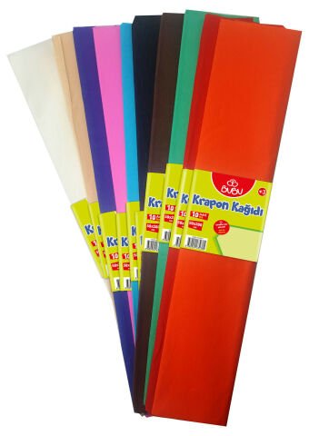 Bu-Bu Krapon Kağıdı 10 Renk 50x200 cm KR0001