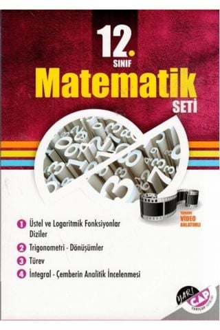 Yarı Çap Yayınları 12. Sınıf Matematik Seti (GÜNCEL)