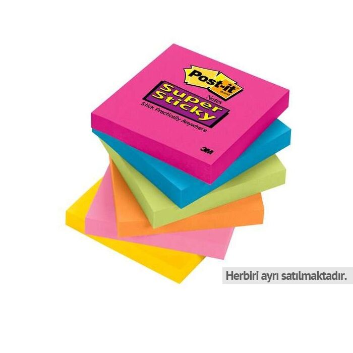 3M Post-It 654-SSPK Not Kağıdı 76x76 mm 90 Yaprak