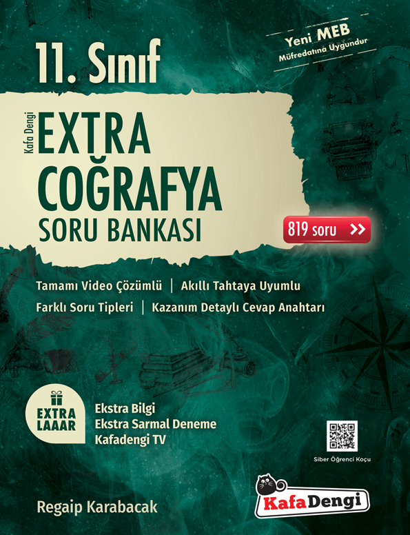 Kafa Dengi Yayınları 11. Sınıf Coğrafya Extra Soru Bankası