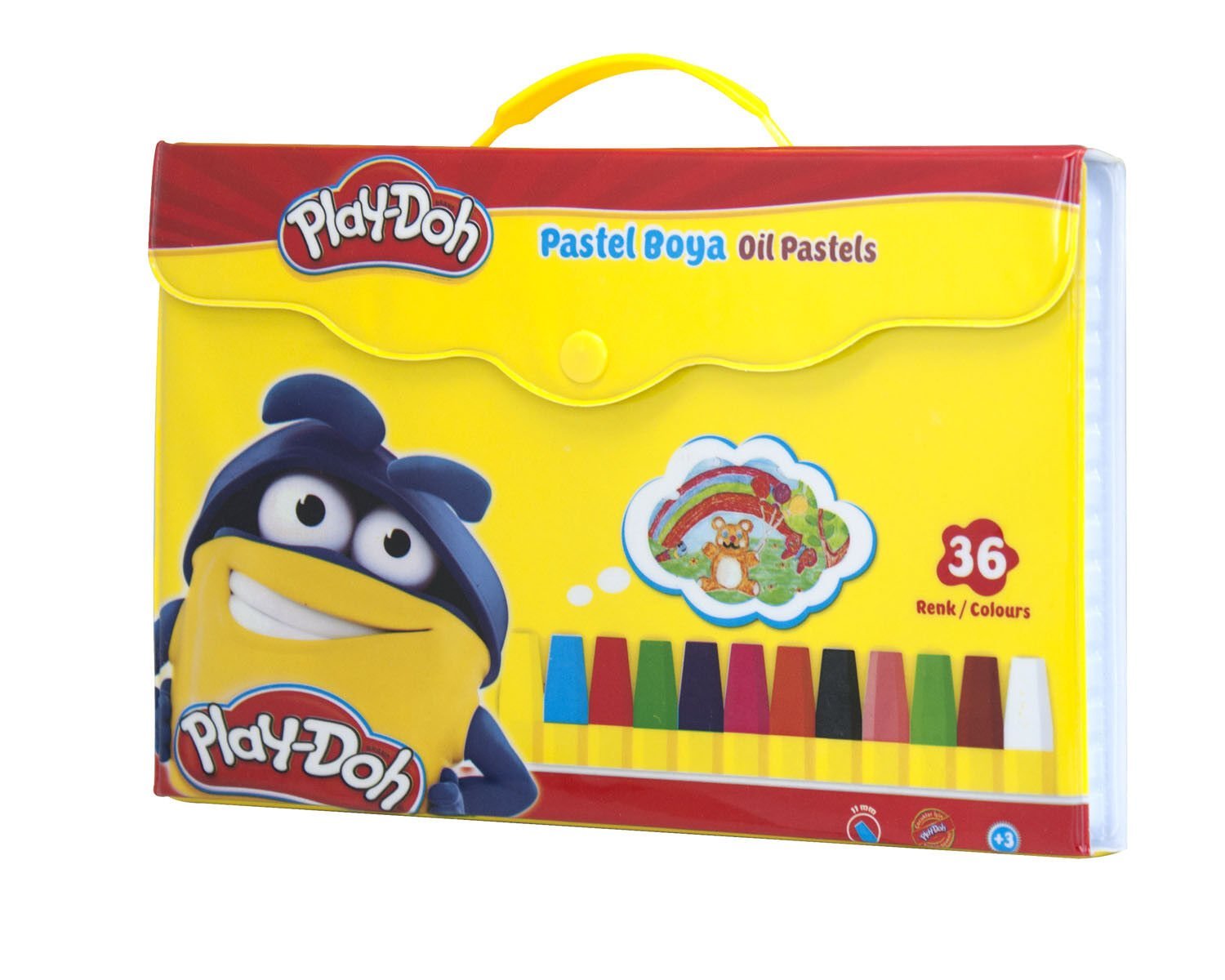 Play-Doh 36 Renk Pastel Boya / Çantali PLAY-PA008