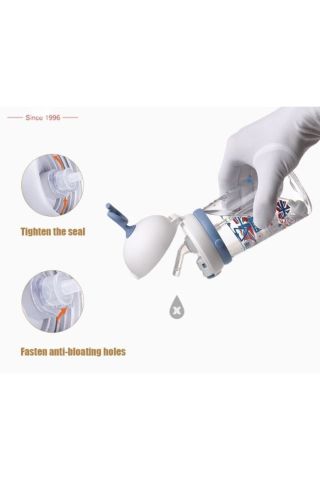 Çocuk Tritan 350 Ml Pipetli Tritan Su Matarası London -akıllı Pipet Kayışlı Toplu B1032