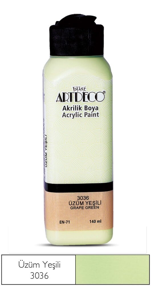 Artdeco Akrilik Boya 140ml Üzüm Yeşili 3036