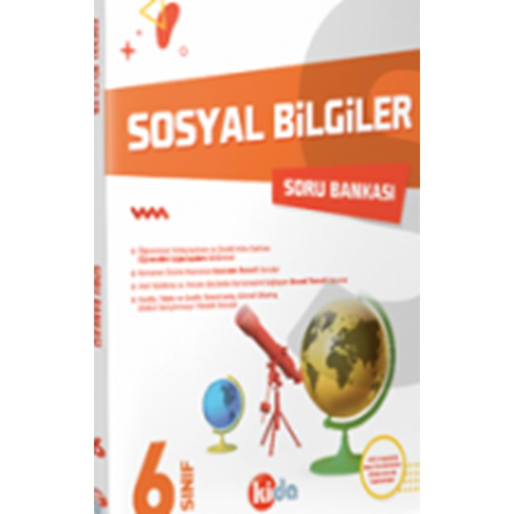 Kida Yayınları 6. Sınıf Sosyal Bilgiler Soru Bankası