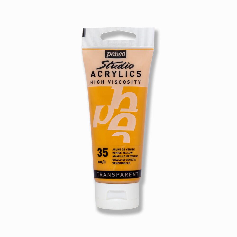 Pebeo Acrylic Studio 100 Ml 35 Venice Yellow