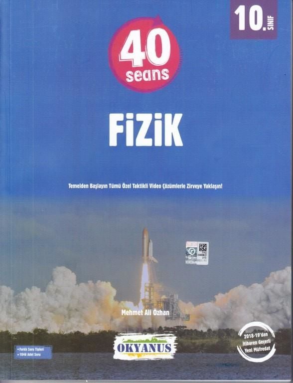 Okyanus Yayınları  10.Sınıf 40 Seans Fizik