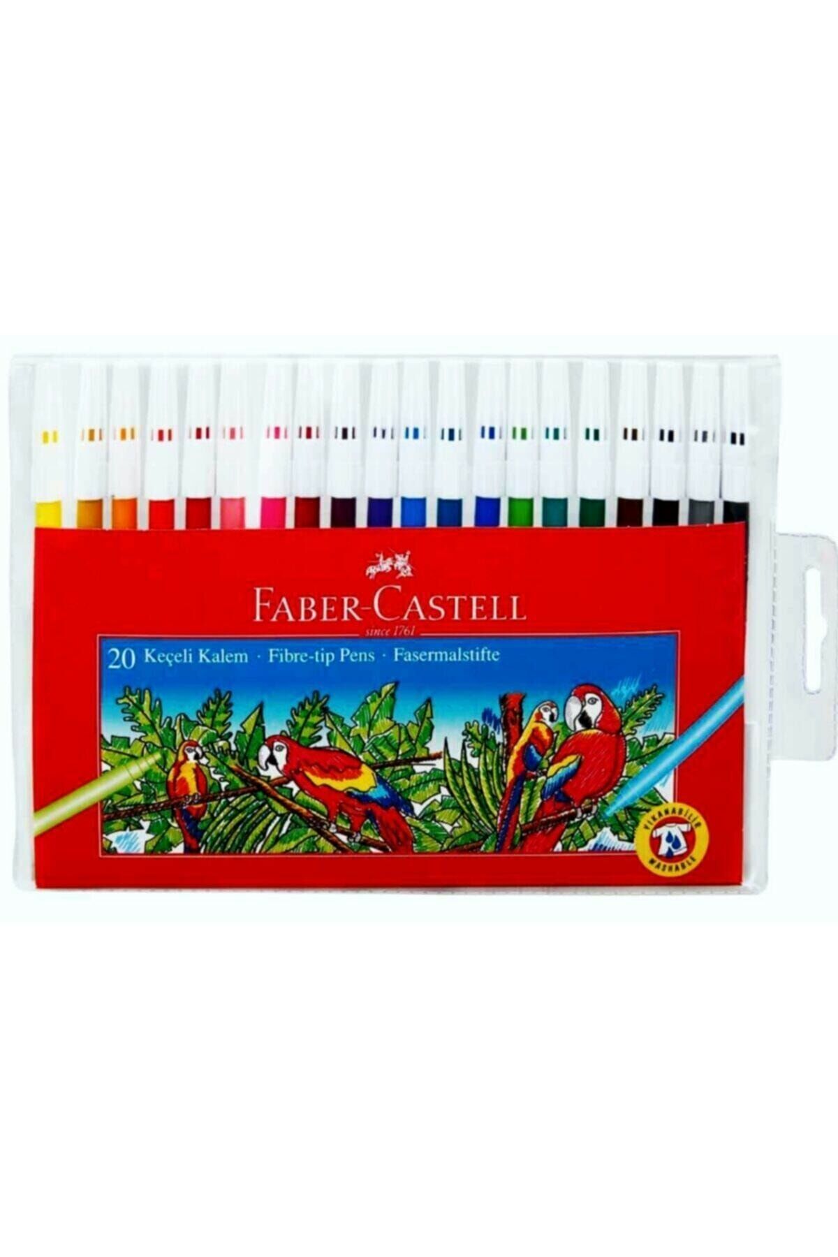 Faber Castell 20 Renk Keçeli Kalem