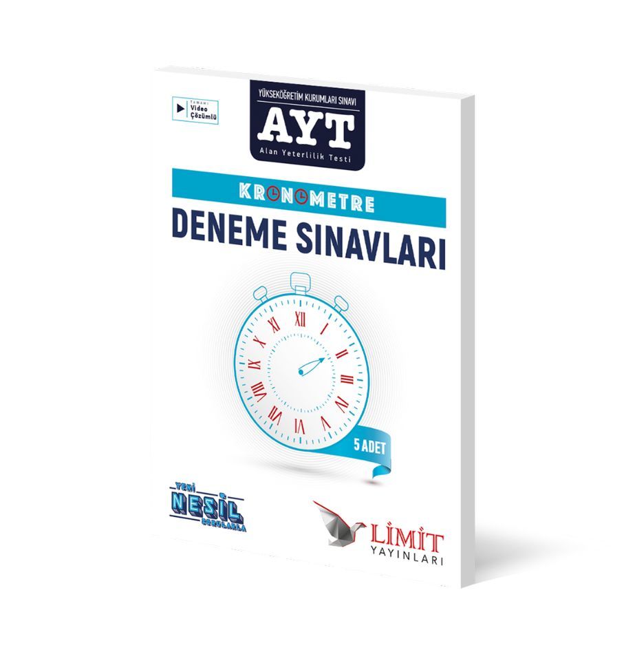 Limit Yayınları AYT Kronometre Deneme Sınavları 5 Adet