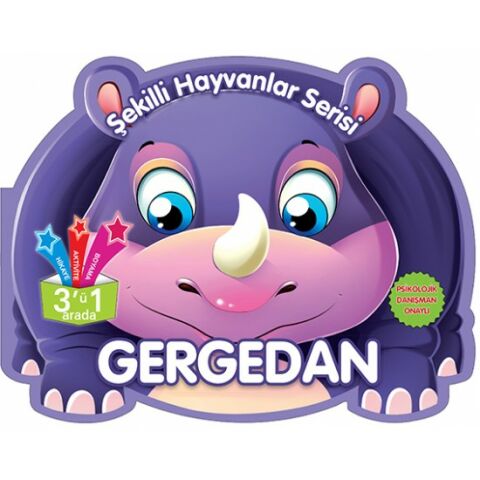 Parıltı Yayınları Gergedan - Şekilli Hayvanlar Serisi