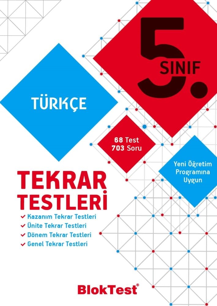 Bloktest Yayınları 5.Sınıf Türkçe Tekrar Testleri