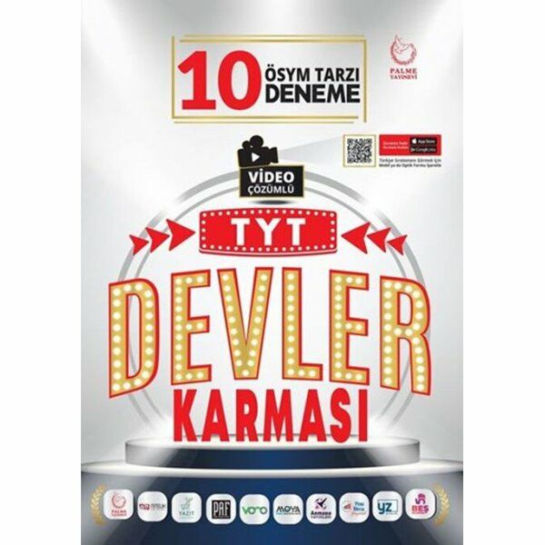 Palme Yayınları TYT Devler Karması 10 Deneme Sınavı