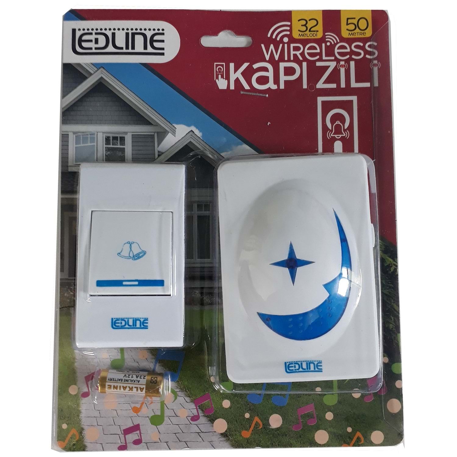 Ledli̇ne Wi̇reless Kapi Zi̇li̇