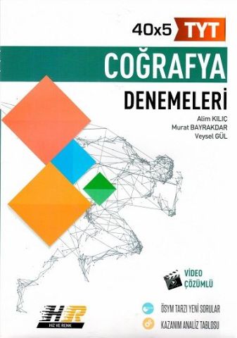 Hız ve Renk Yayınları TYT Coğrafya 40 x 5 Denemeleri