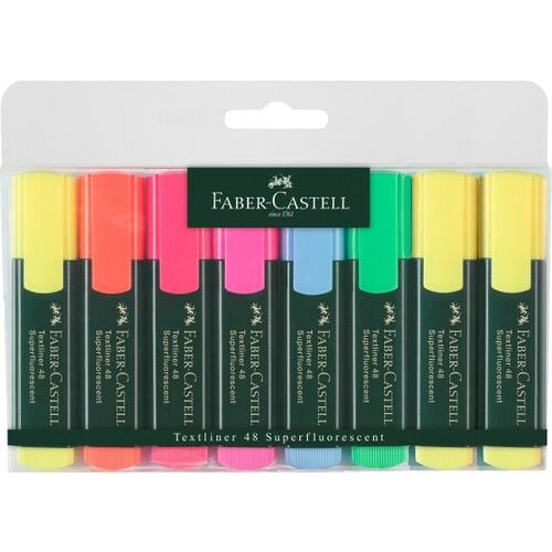 Faber-Castell Yeşil Gövde Fosforlu 6+2 Poşet