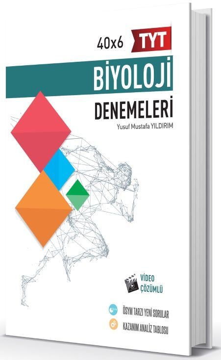 Hız ve Renk Yayınları TYT Biyoloji 40 x 6 Denemeleri