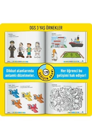 Dikkati Güçlendirme Seti Anasınıfı 3 Yaş - Osman Abalı