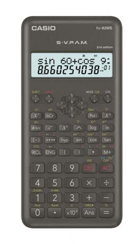 Casio FX-82MS 2. Versiyon 240 Fonksiyon Bilimsel Hesap Makinesi