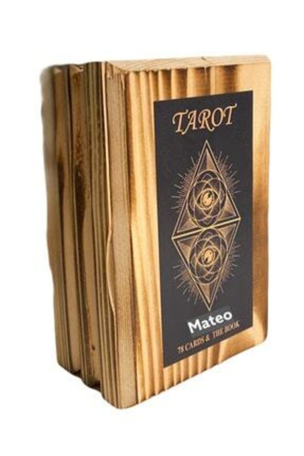 Tarot Kartlaarı Ahşap Kutulu Ahşap Kutulu Tarot