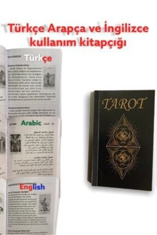 Tarot Kartlaarı Ahşap Kutulu Ahşap Kutulu Tarot