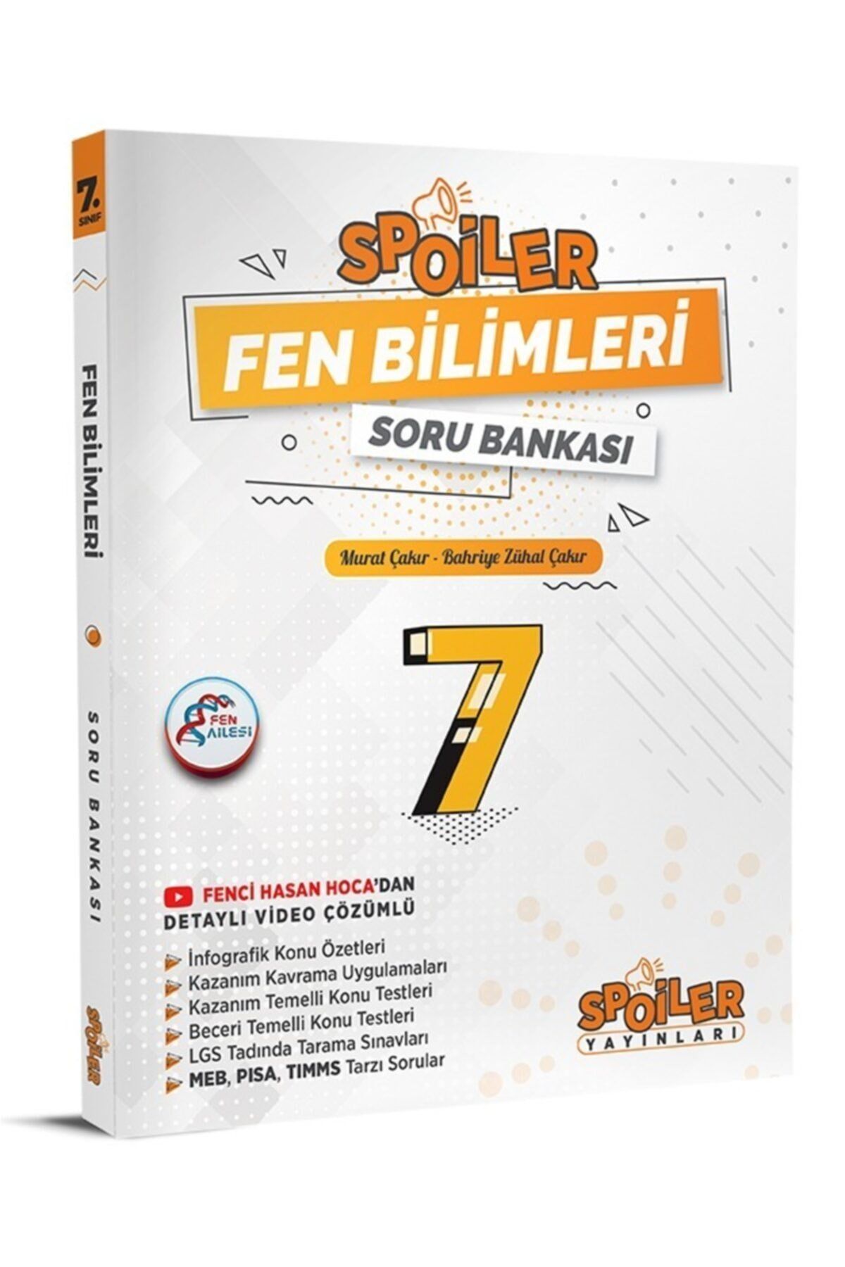 Spoiler Yayınları 7. Sınıf Fen Bilimleri Spoiler Soru Bankası