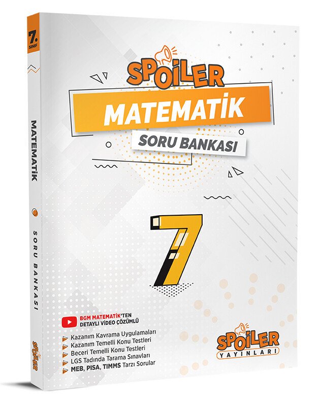 Spoiler Yayınları 7. Sınıf Matematik Soru Bankası