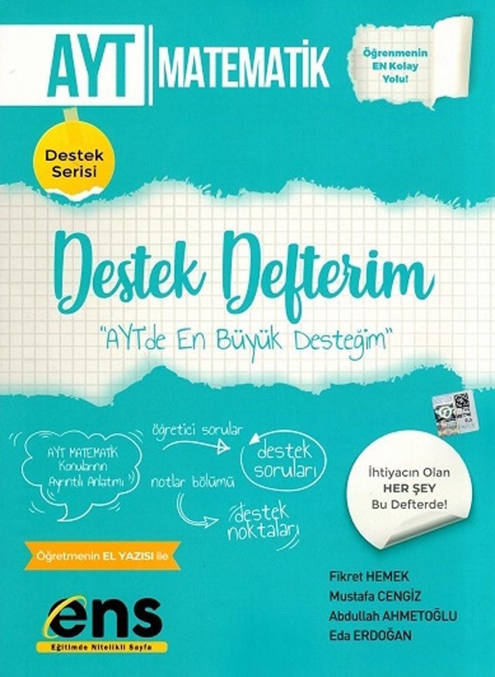 ENS Yayıncılık AYT Matematik Destek Defterim