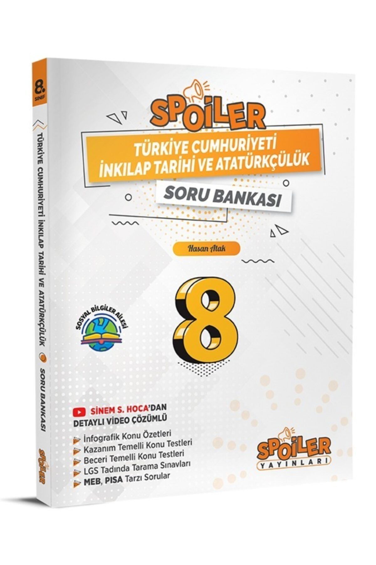 Spoiler Yayınları 8. Sınıf T.C İnkılap Tarihi ve Atatürkçülük Spoiler Soru Bankası