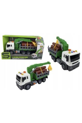 Ctoys ışıklı ve Sesli Kereste Taşıyıcı Kamyon - JS-117