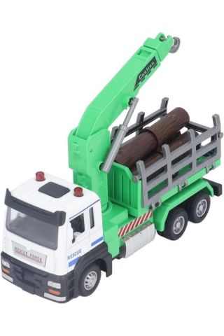 Ctoys ışıklı ve Sesli Kereste Taşıyıcı Kamyon - JS-117