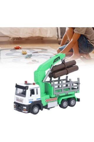 Ctoys ışıklı ve Sesli Kereste Taşıyıcı Kamyon - JS-117