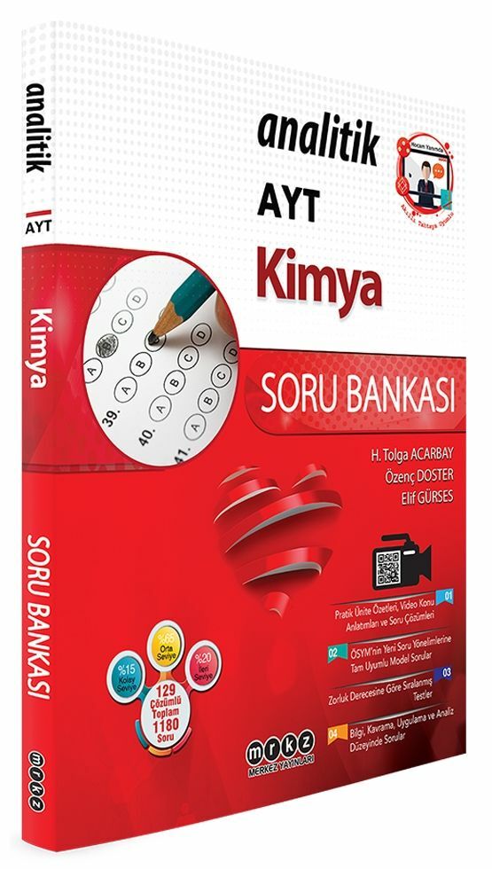 Merkez Yayınları AYT Kimya Analitik Soru Bankası