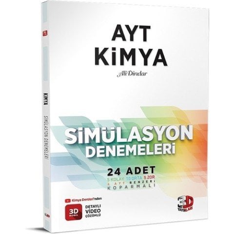 3D Yayınları Ayt Kimya Simülasyon 24 Deneme