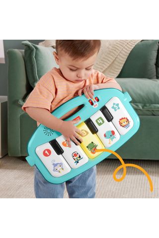 Fisher-Price Neşeli Hayvanlar Piyanolu Jimnastik Merkezi