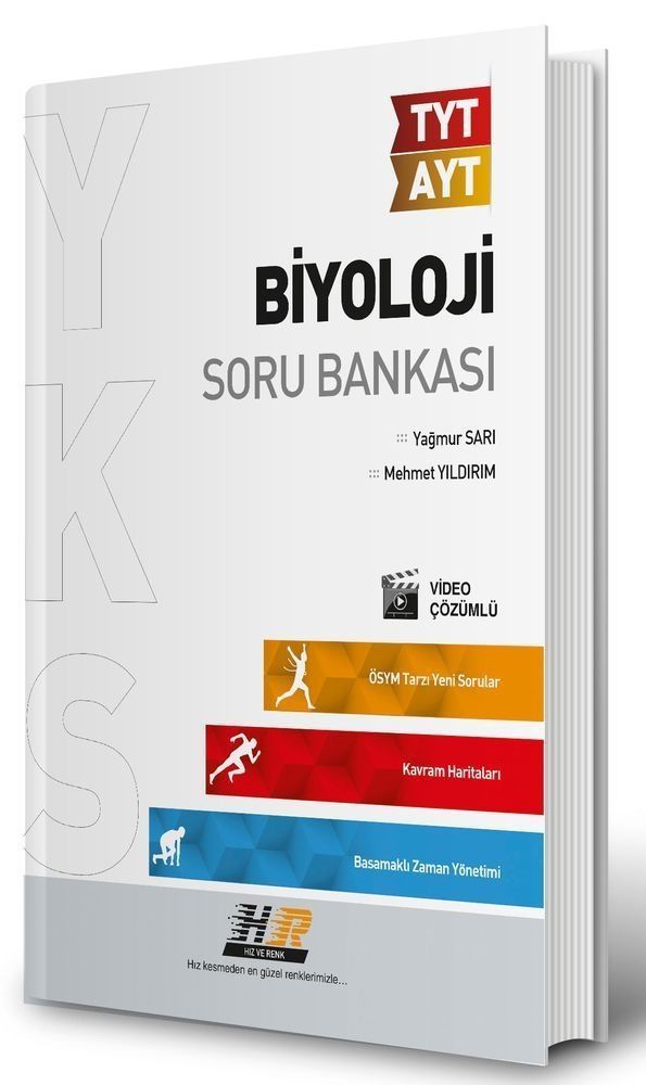 Hız ve Renk Yayınları TYT AYT Biyoloji Soru Bankası