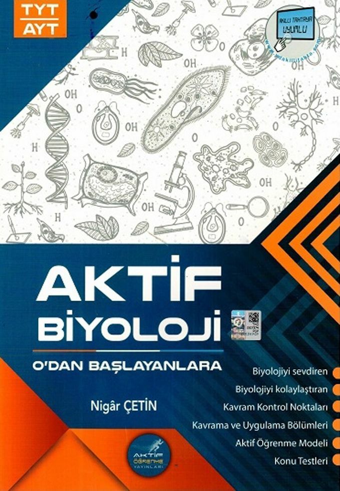 Aktif Öğrenme Yayınları TYT AYT Aktif Biyoloji 0 dan Başlayanlara