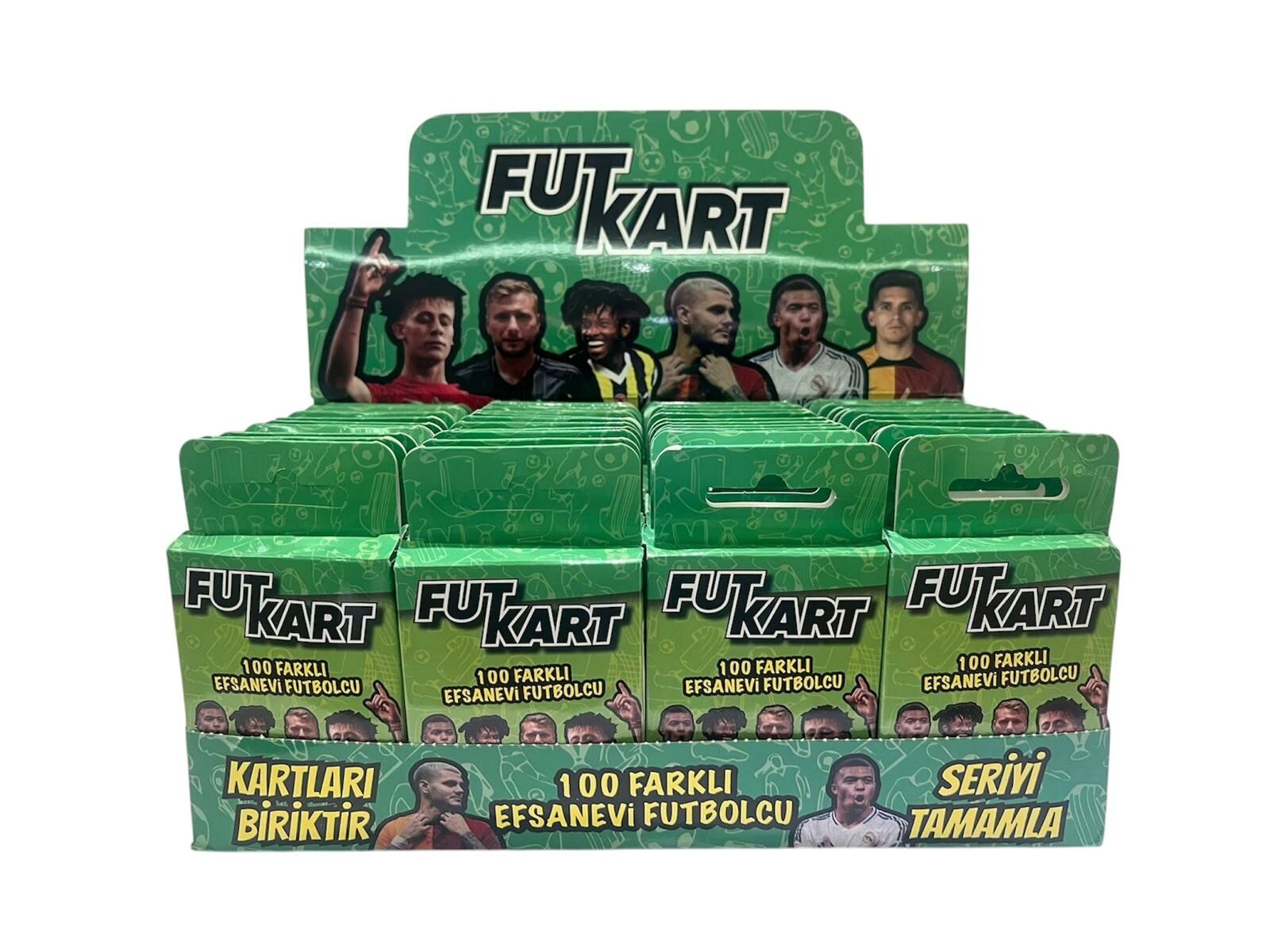 Fut Kart Oyun Kartları 10 Kart 50 Farklı Karakter