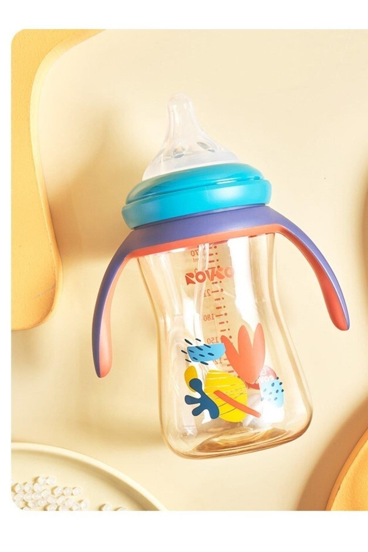 270ml 3 Ayrı Başlıklı Emzik/geniş Emzik/ Pipetli Akıtmaz Kaynatılabilir Bebek Biberonu